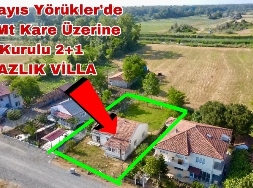 19 Mayıs Yörükler’de 647 Mt kare Arsa Üzerine Kurulu Yazlık Villa